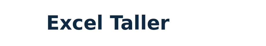 Excel Taller